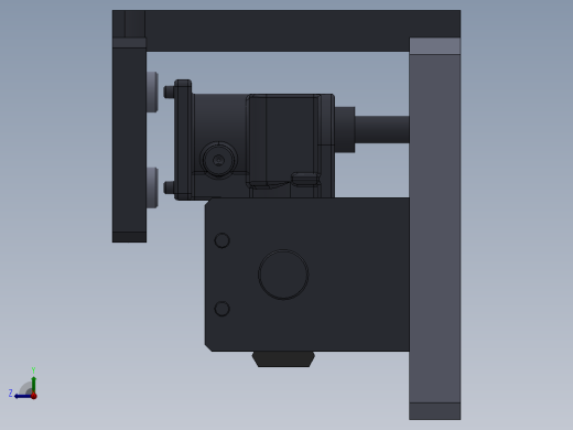 13GT68喷气管体钻攻夹具右视缩略图