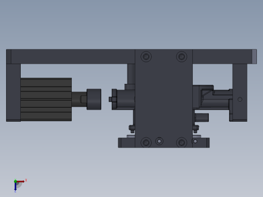 13GT68喷气管体钻攻夹具俯视缩略图