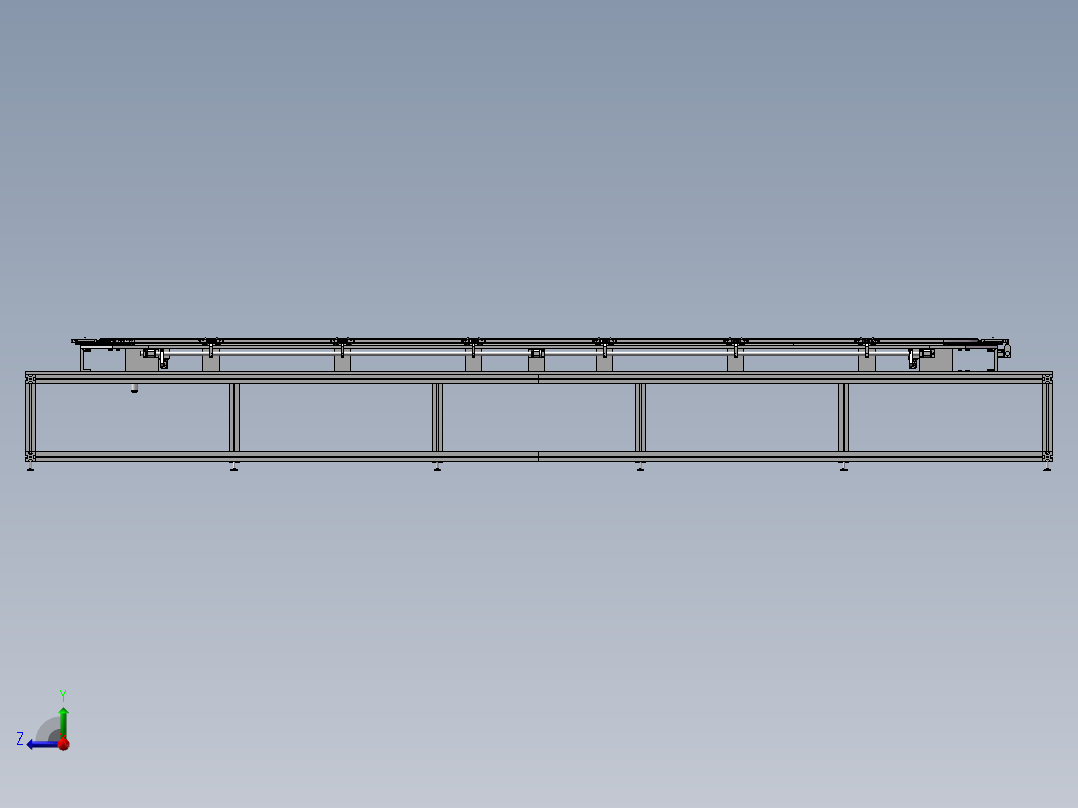 环形导轨3D图纸 H798右视图