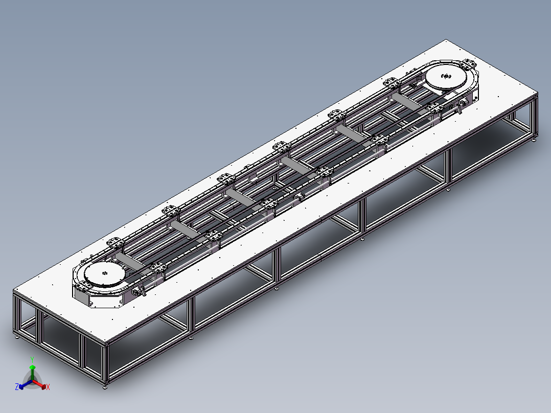 环形导轨3D图纸 H798正等轴测图