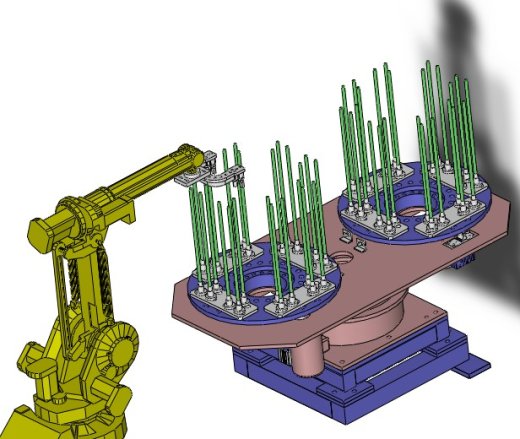 机器人自动上料装置3D图纸H900 非标自动化设备3D图纸3D模型缩略图