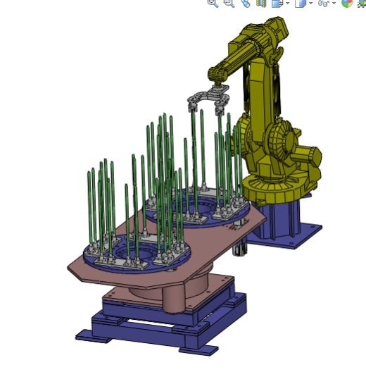 机器人自动上料装置3D图纸H900 非标自动化设备3D图纸3D模型缩略图