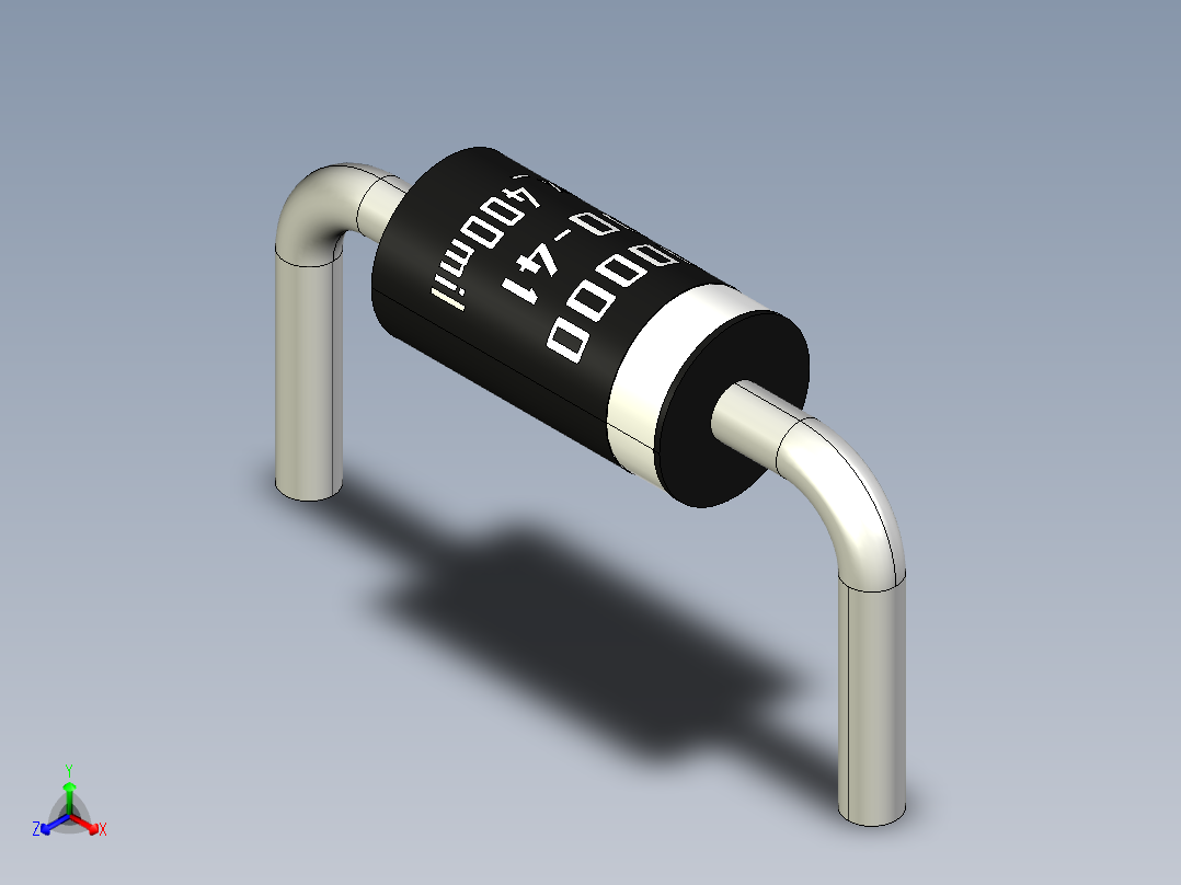 轴向二极管-DO-41_Max_400mil_rev1.0.rar正等轴测图