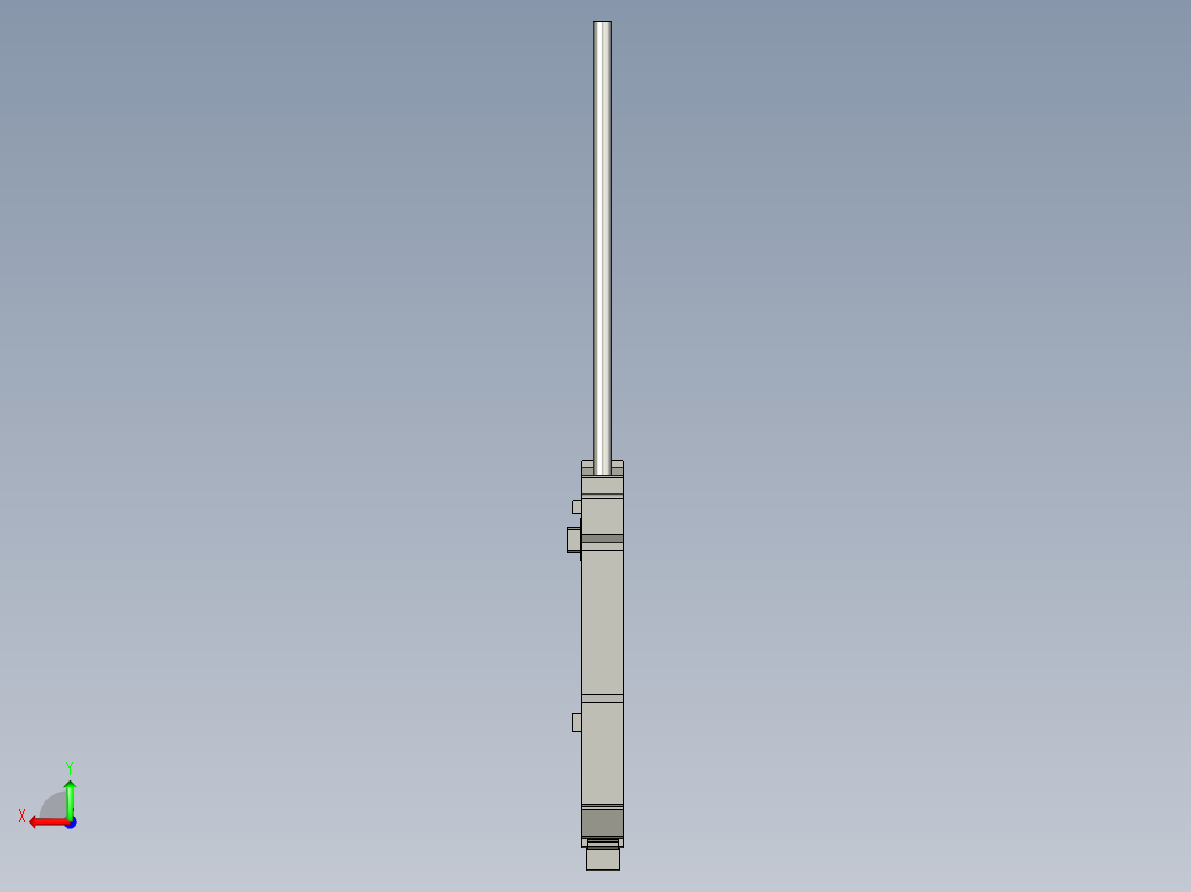 基恩士LV-12SA(P)_kc图纸模型后视图