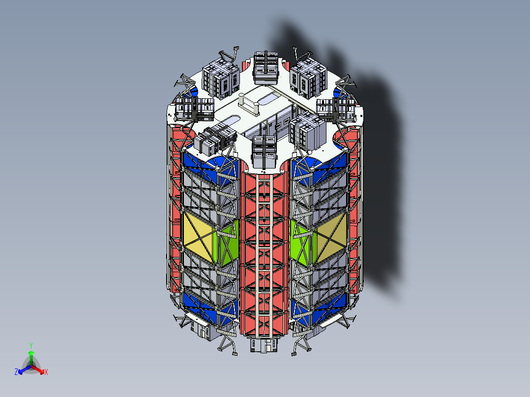 太空通道货物包装储存机构1