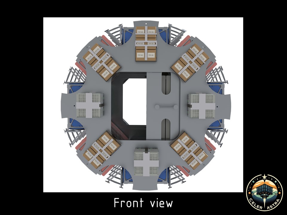 太空通道货物包装储存机构1