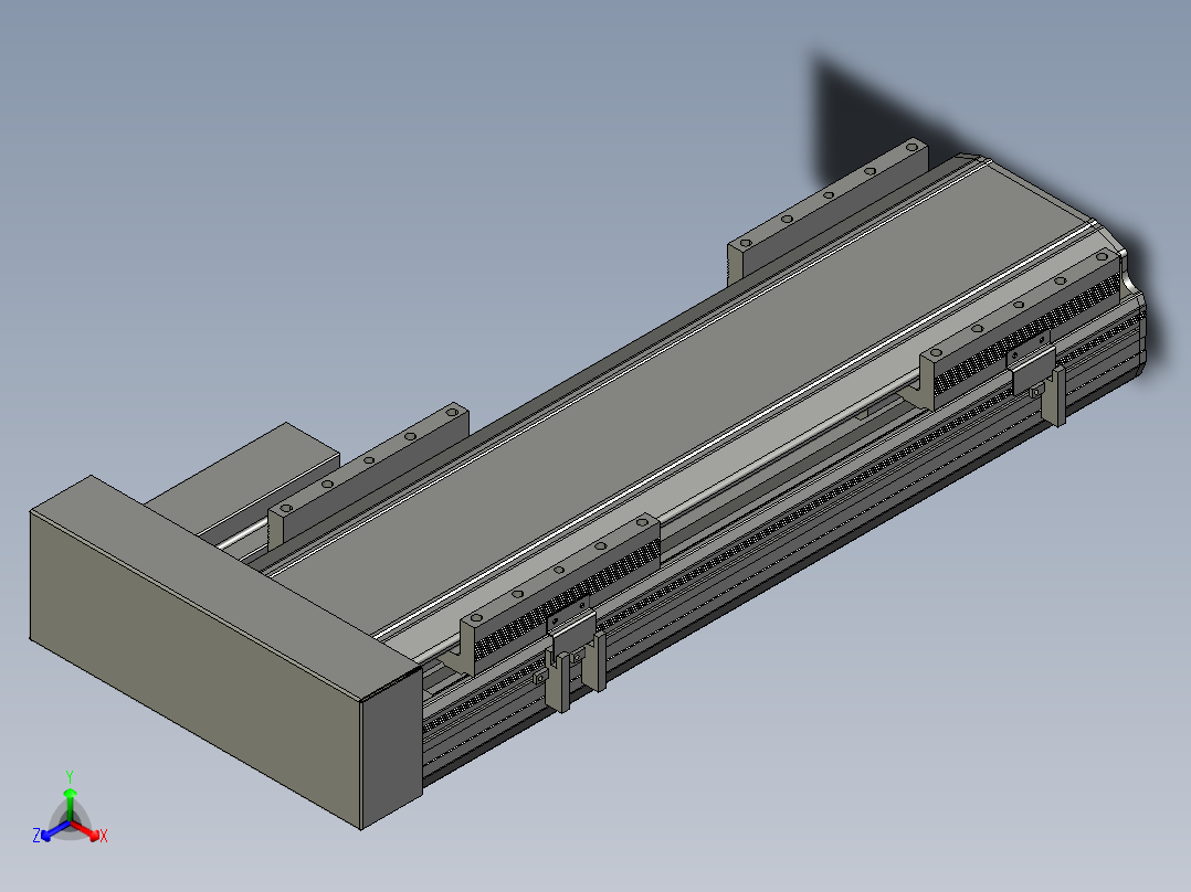 直线模组LHA170-S350-R设计图纸主视图