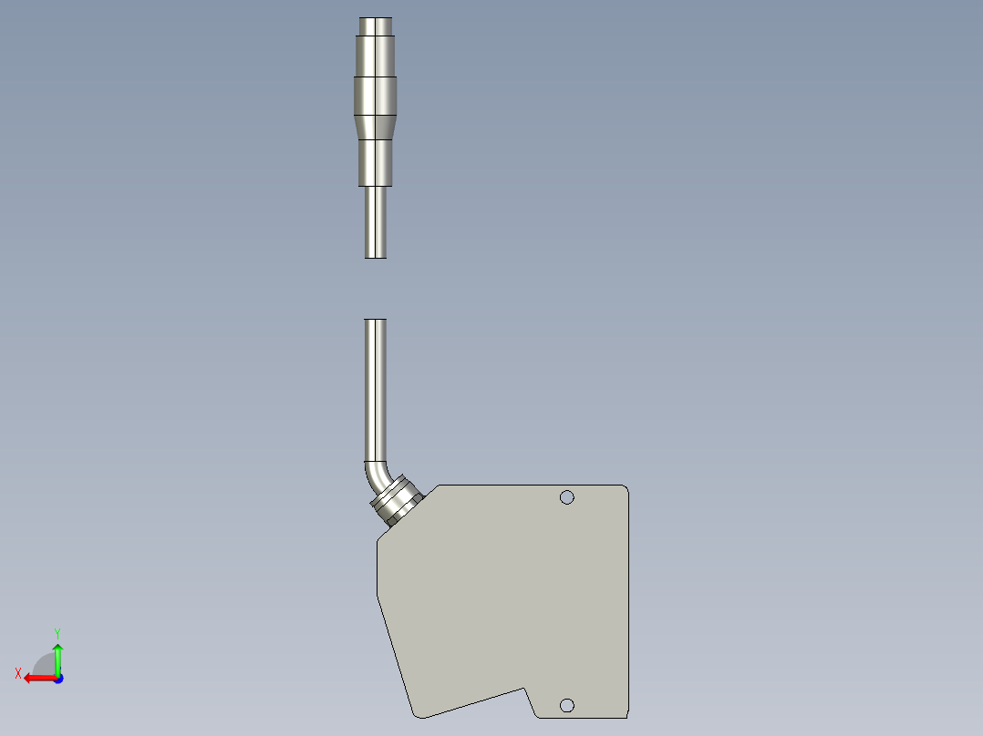 基恩士LK-H155_H157_kc图纸模型后视图