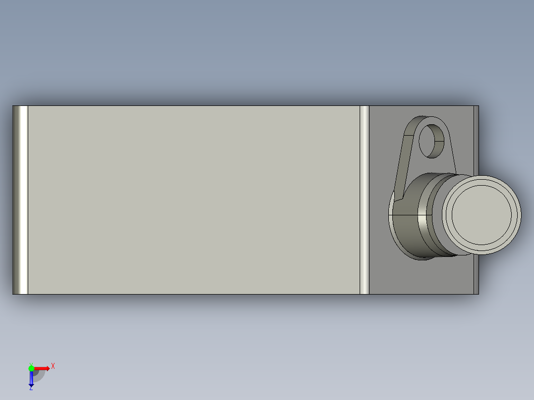 基恩士LK-H155_H157_kc图纸模型俯视图
