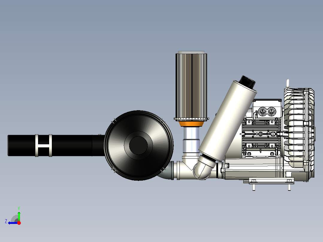 真空鼓风机右视图