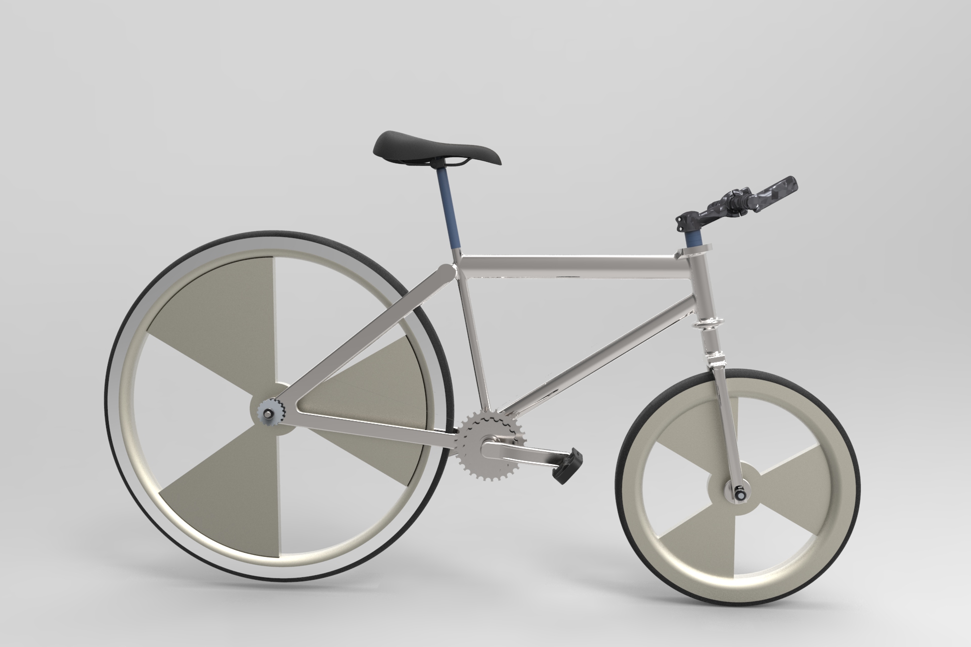 原创自行车三维proe模型=538465=25