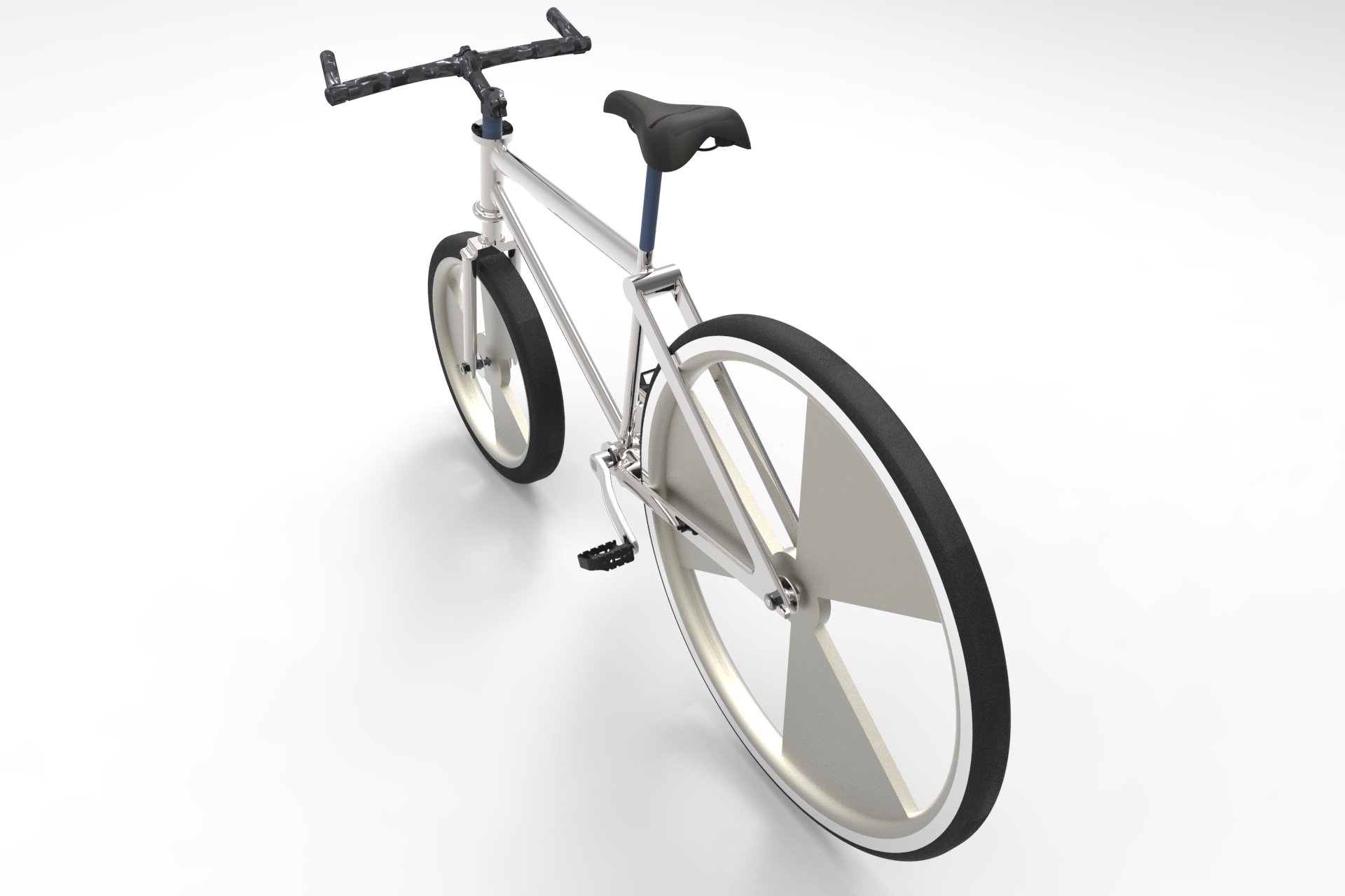 原创自行车三维proe模型=538465=25