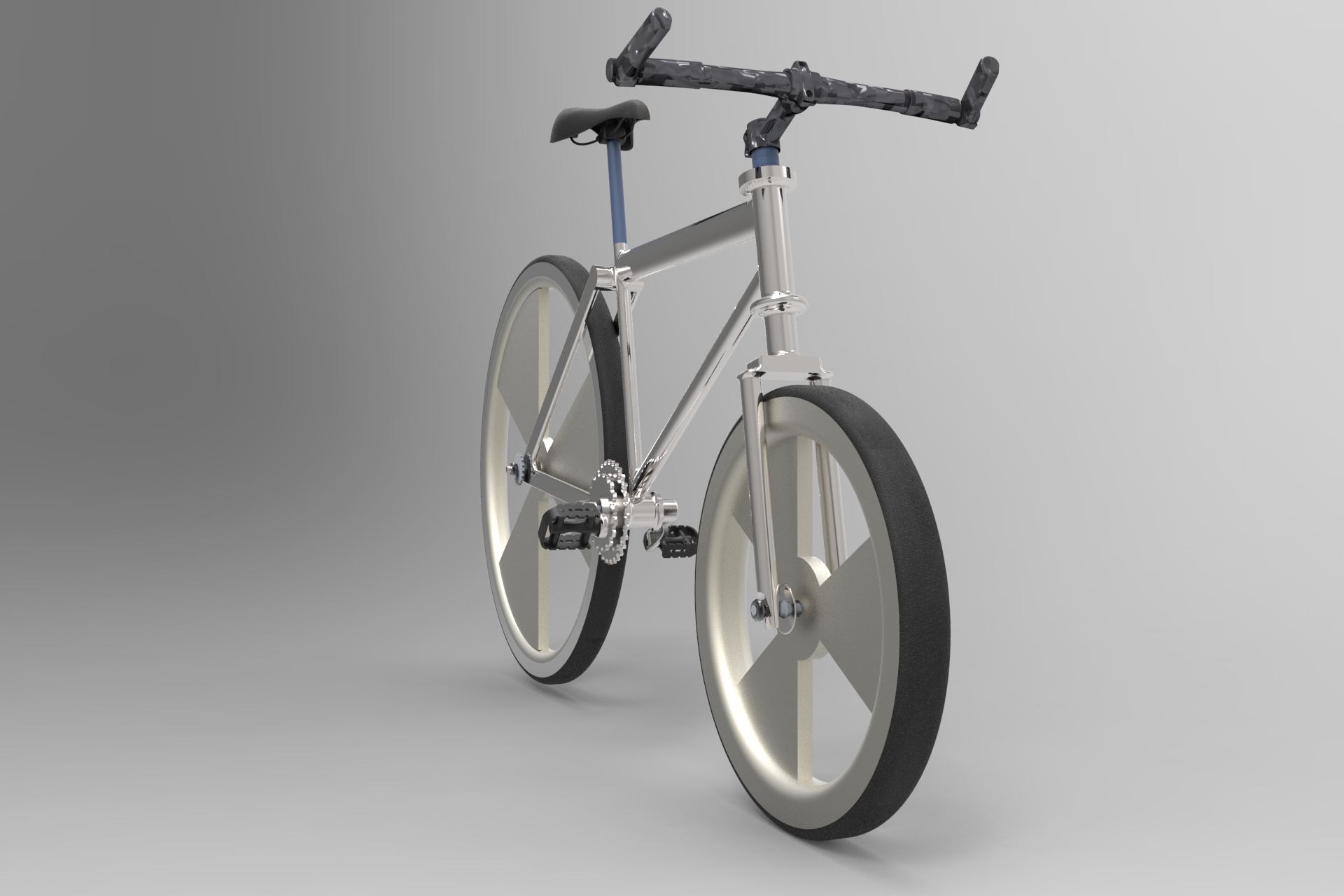 原创自行车三维proe模型=538465=25