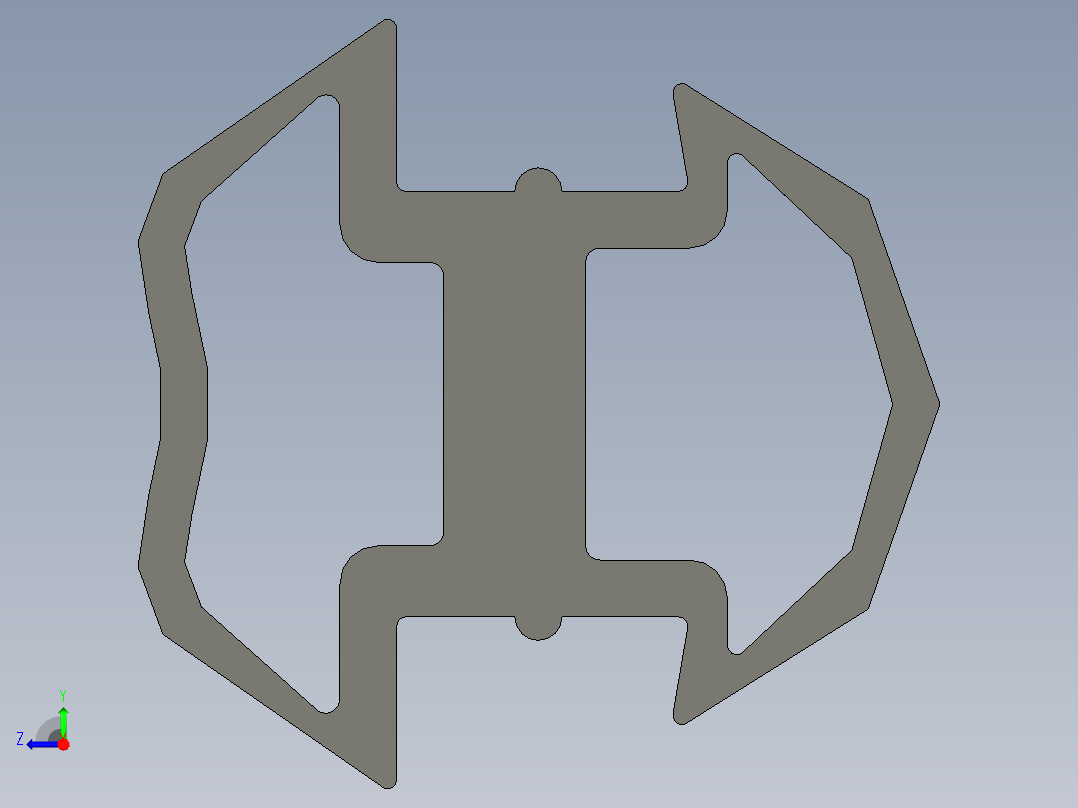 型材-BR 10 SLOT RUBBER SEALING STRIP 3842518492.STEP右视图