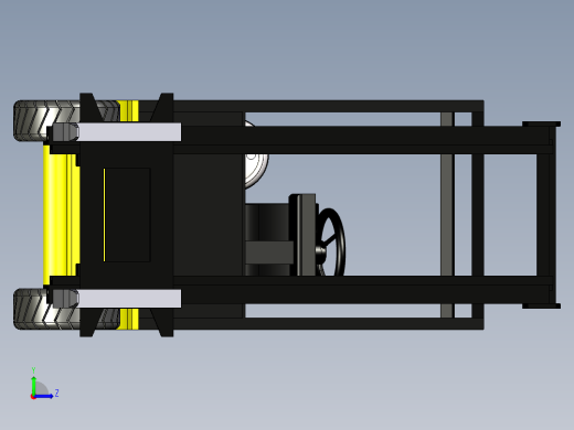 简易叉车左视缩略图