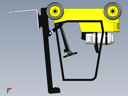 简易叉车俯视缩略图