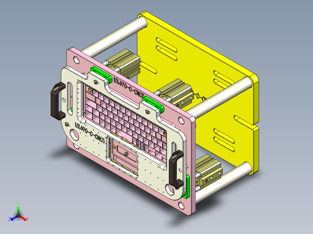 UX490-C-CNC5-1121正等轴测图