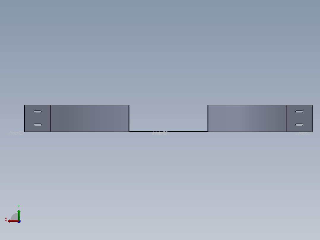 cable tray cross后视图