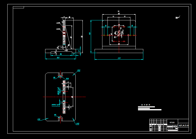 泵体盖泵盖加工工艺及钻2-Φ5孔夹具设计