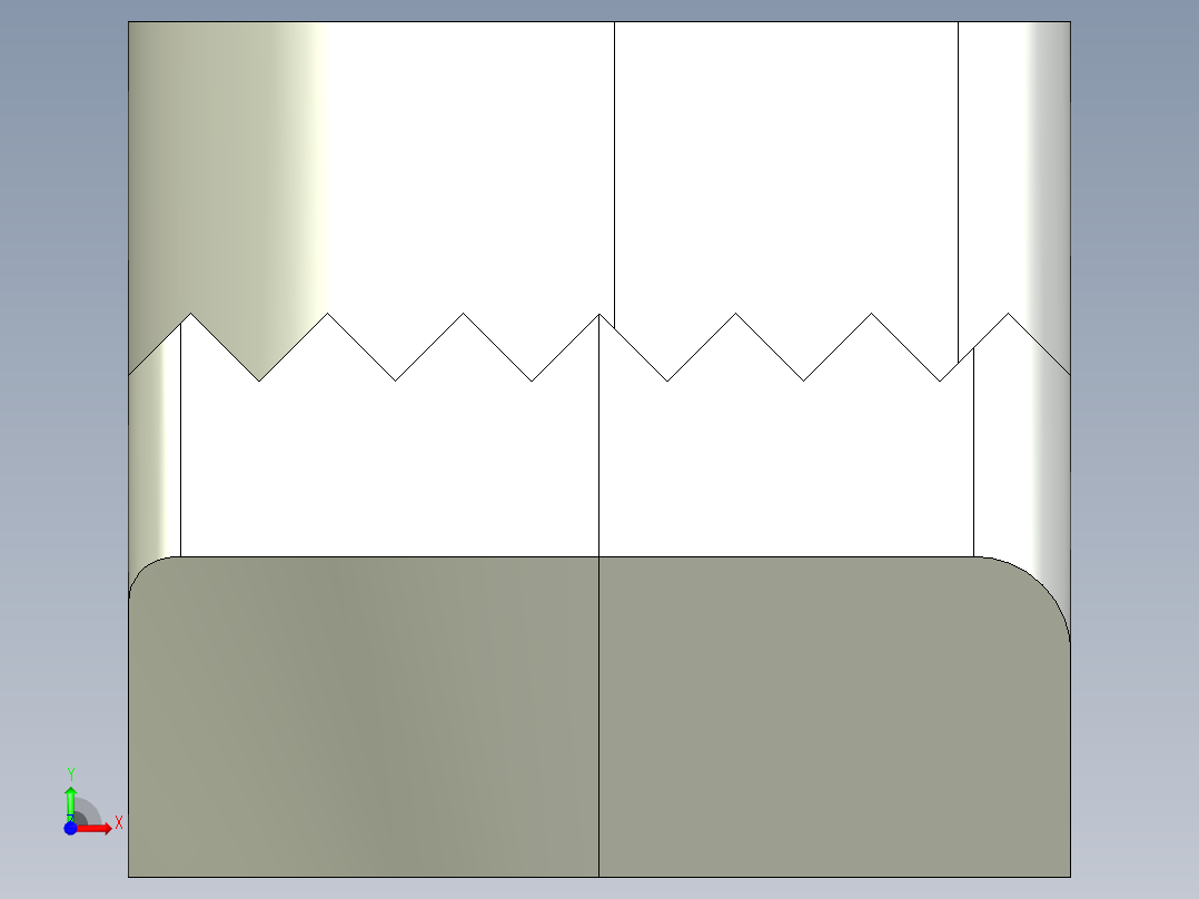 型材-BR 10 SLOT M6 T-NUT KJN530285前视图