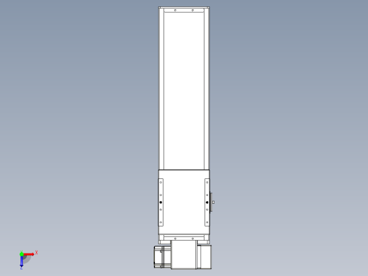 同步带全封闭直线模组TPA-HCB-14D-120-L400-RP-C-P40-N3俯视缩略图