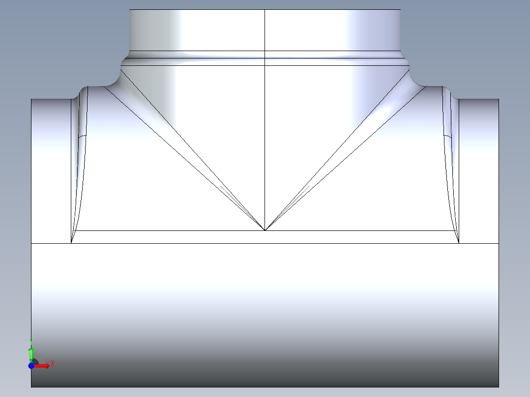 船舶管路系统S23A_SeaDrainPLUS_CleanOutTee-SxSxFPT_37E161103_3in Sea Drain Plus - Cleanout Tee- SxSxFPT前视图