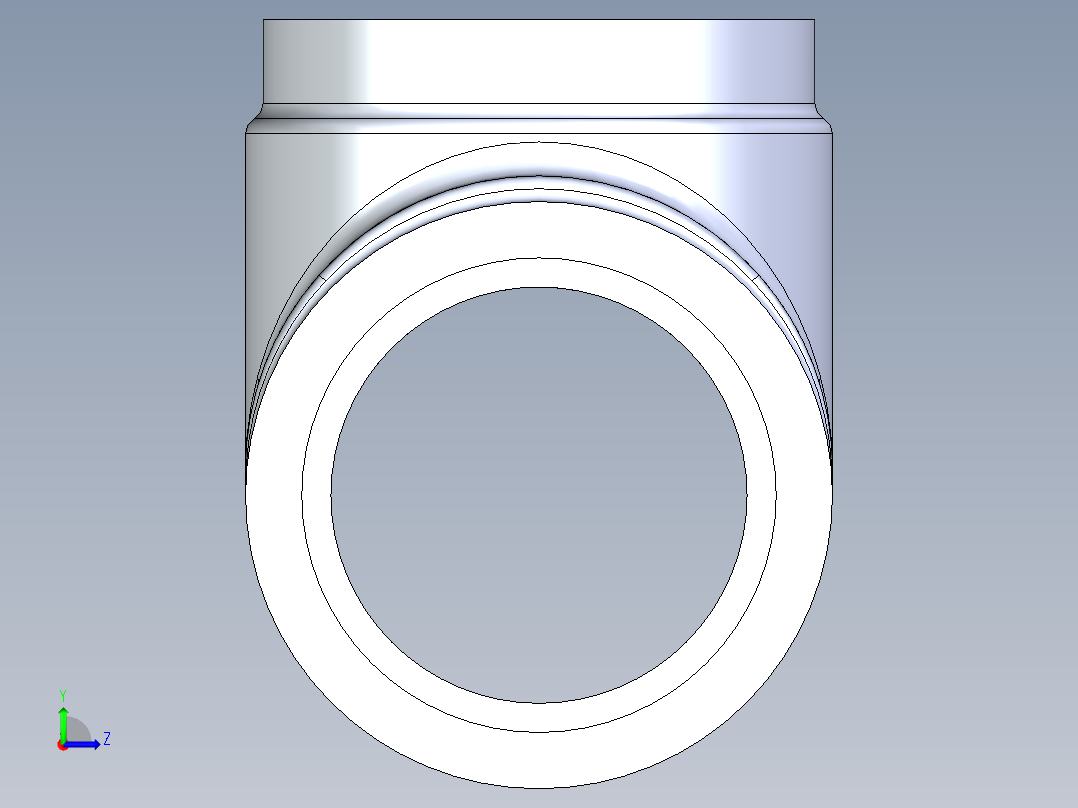 船舶管路系统S23A_SeaDrainPLUS_CleanOutTee-SxSxFPT_37E161103_3in Sea Drain Plus - Cleanout Tee- SxSxFPT左视图