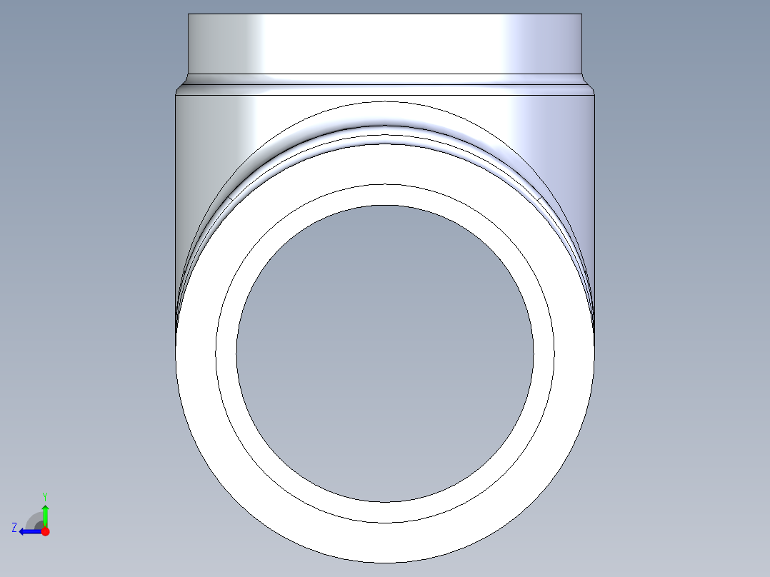 船舶管路系统S23A_SeaDrainPLUS_CleanOutTee-SxSxFPT_37E161103_3in Sea Drain Plus - Cleanout Tee- SxSxFPT右视图