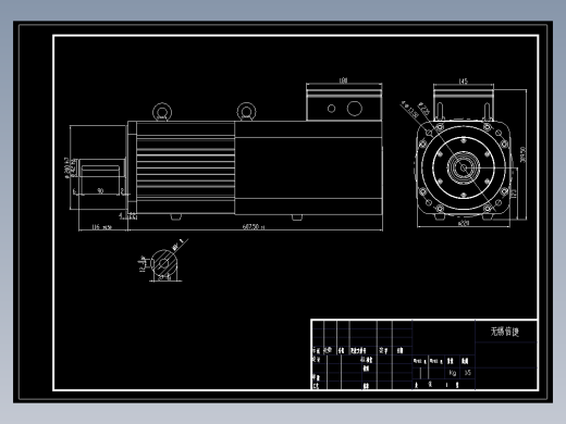 电机MS-220ST-M96015BZ-415P0
