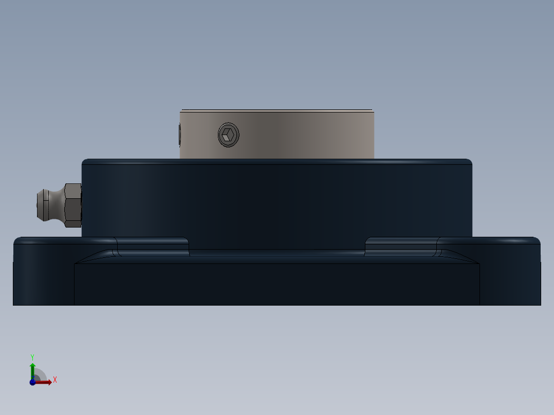 UCF206轴承座前视图