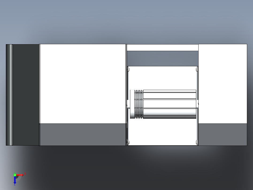 甘蔗压榨机sw16俯视图