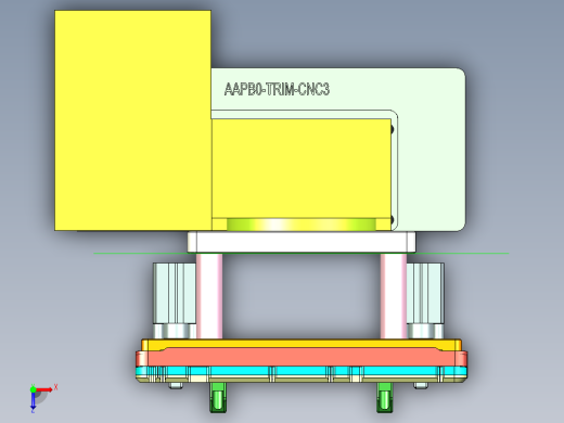 AAPA0-TRIM-笔记本CNC工装夹具三维模型CNC3-20150303俯视缩略图