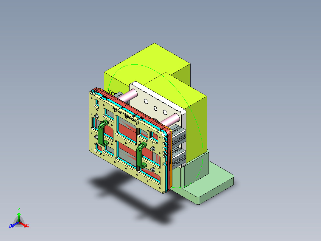 AAPA0-TRIM-笔记本CNC工装夹具三维模型CNC3-20150303正等轴测图