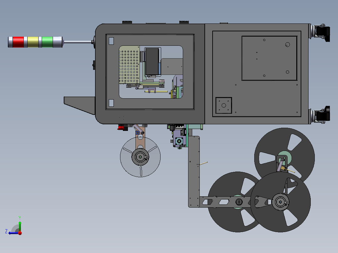 编带烧录机sw20可编辑右视图