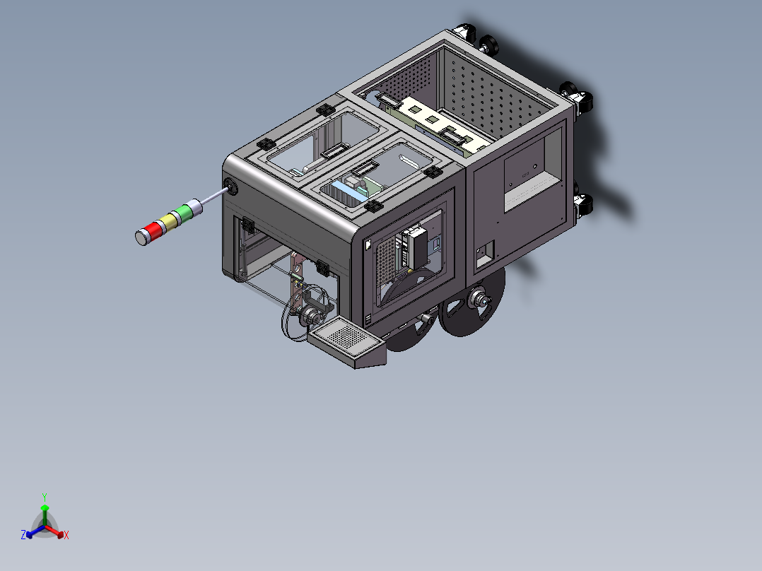 编带烧录机sw20可编辑正等轴测图