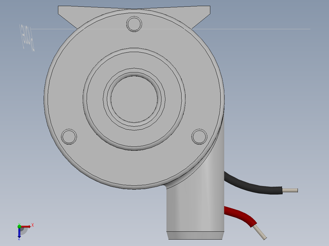 鱼缸抽水泵俯视图