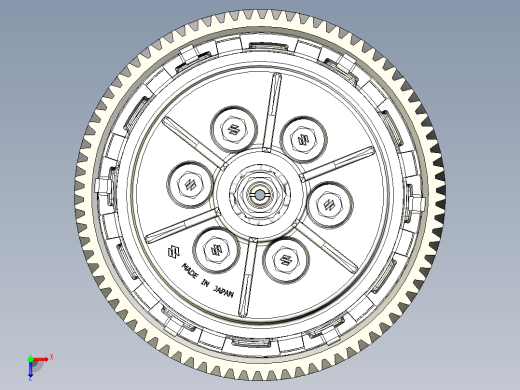 A0002830-铃木 GT750 离合器俯视缩略图