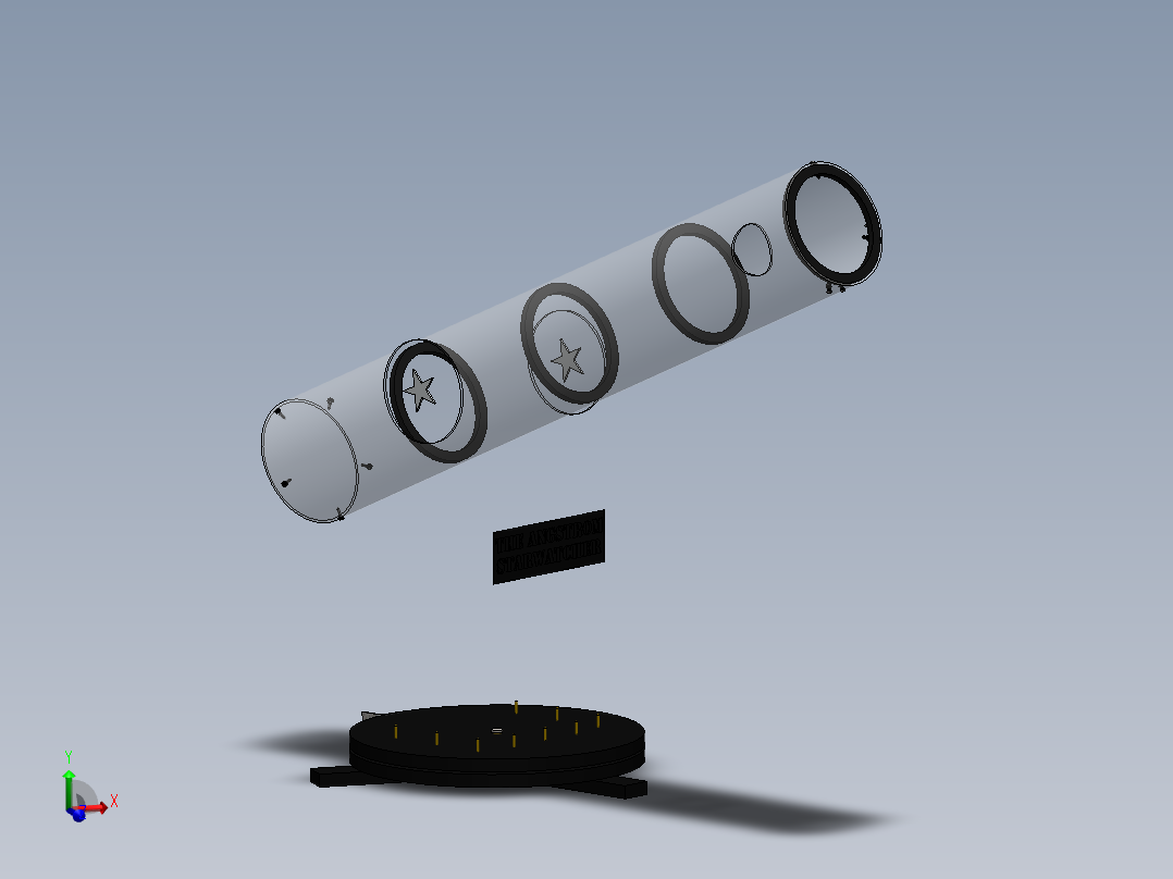 望远镜(23)主视图