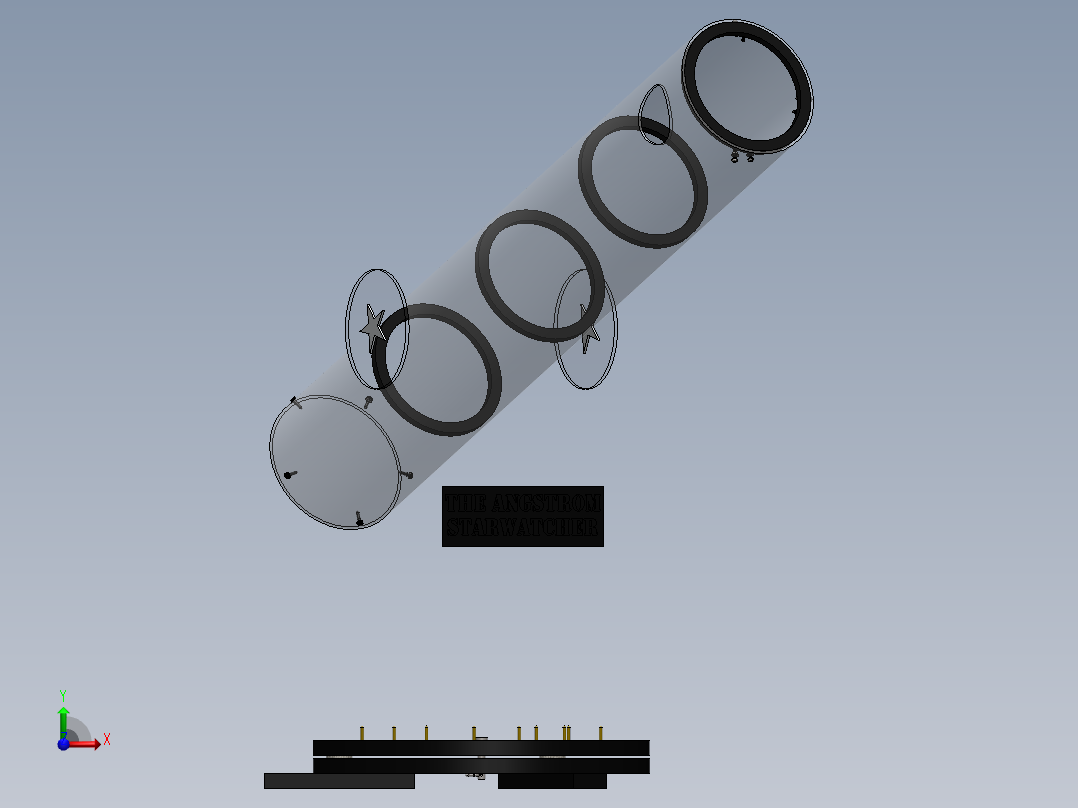 望远镜(23)前视图