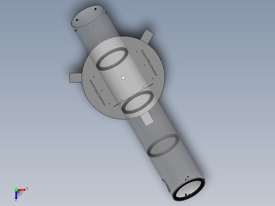 望远镜(23)俯视图