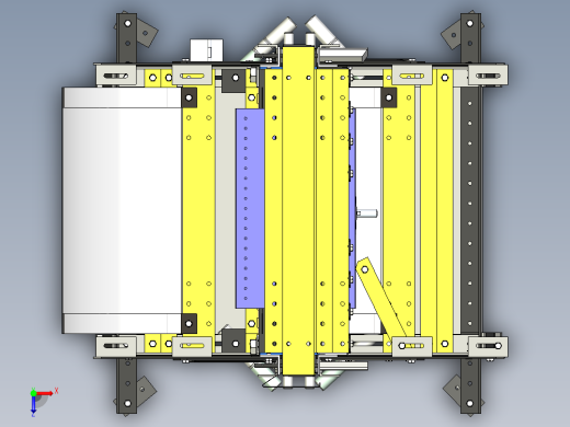 YC-4380 卫星天线反射面自动成型机俯视缩略图