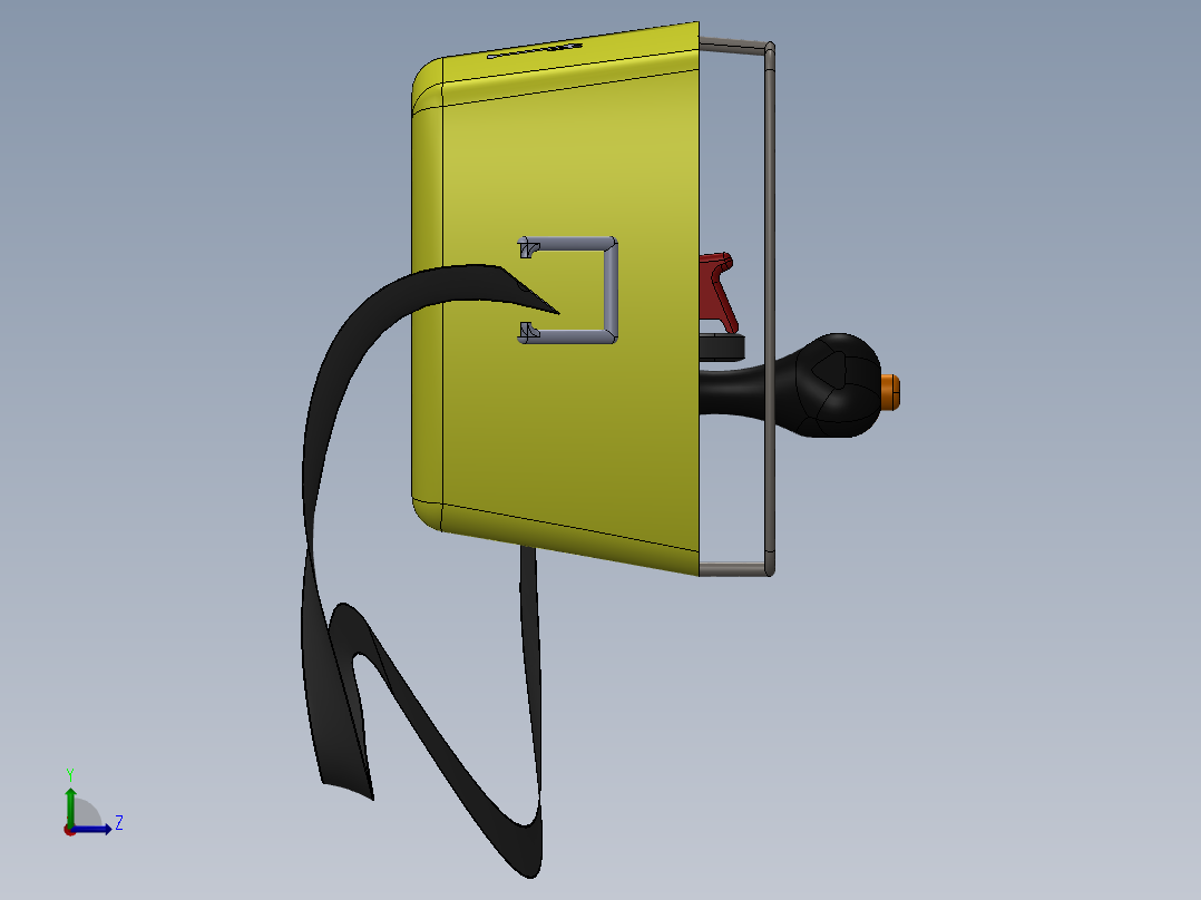 控制屏、屏幕(15)左视图