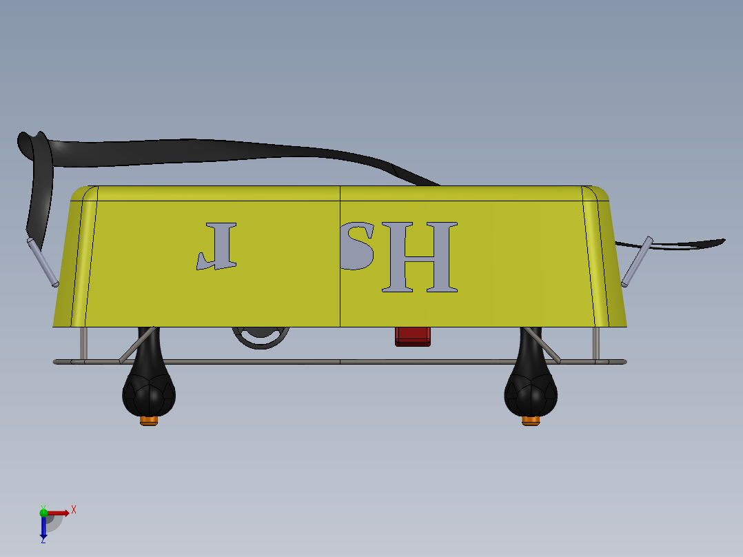 控制屏、屏幕(15)俯视图