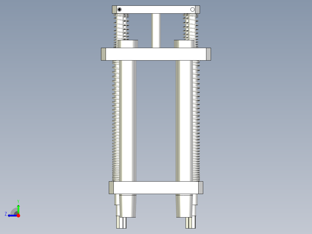 注塑预埋螺母治具右视图