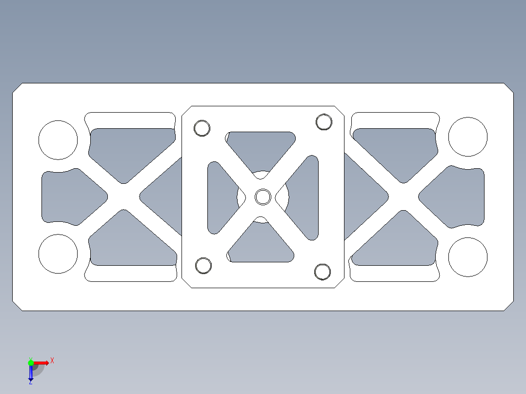 注塑预埋螺母治具俯视图