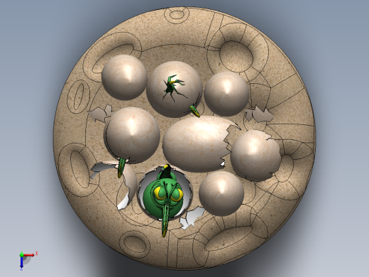 恐龙(4)俯视缩略图