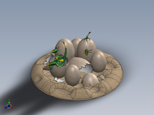 恐龙(4)正等轴测缩略图