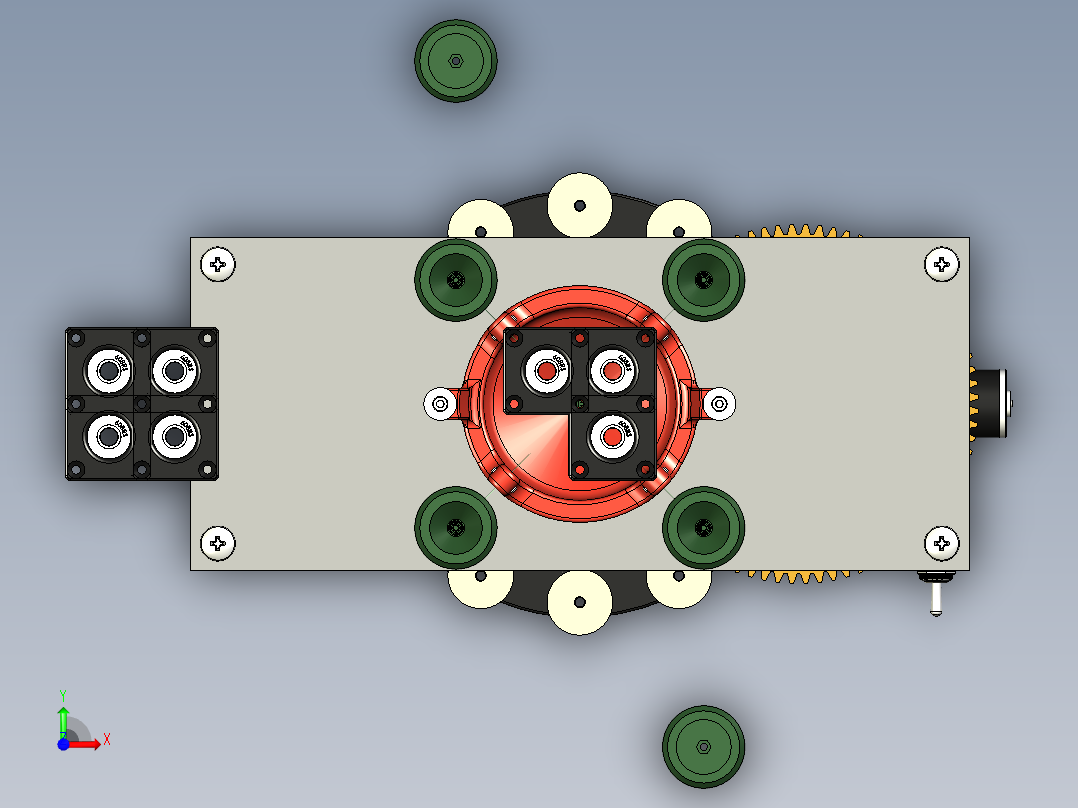 粘式保险丝绕线机visco-fuse-winding-模型格式为 stp f3d stl前视图