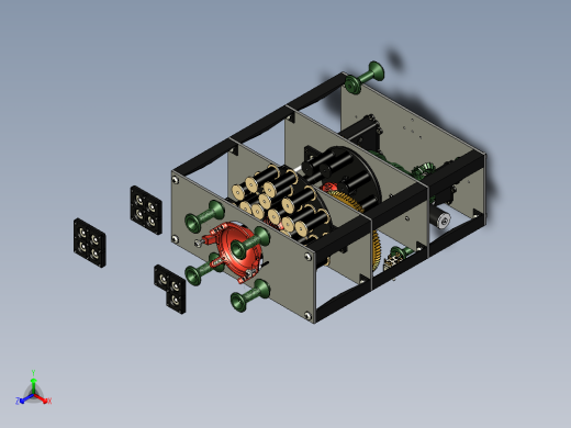 粘式保险丝绕线机visco-fuse-winding-模型格式为 stp f3d stl正等轴测缩略图
