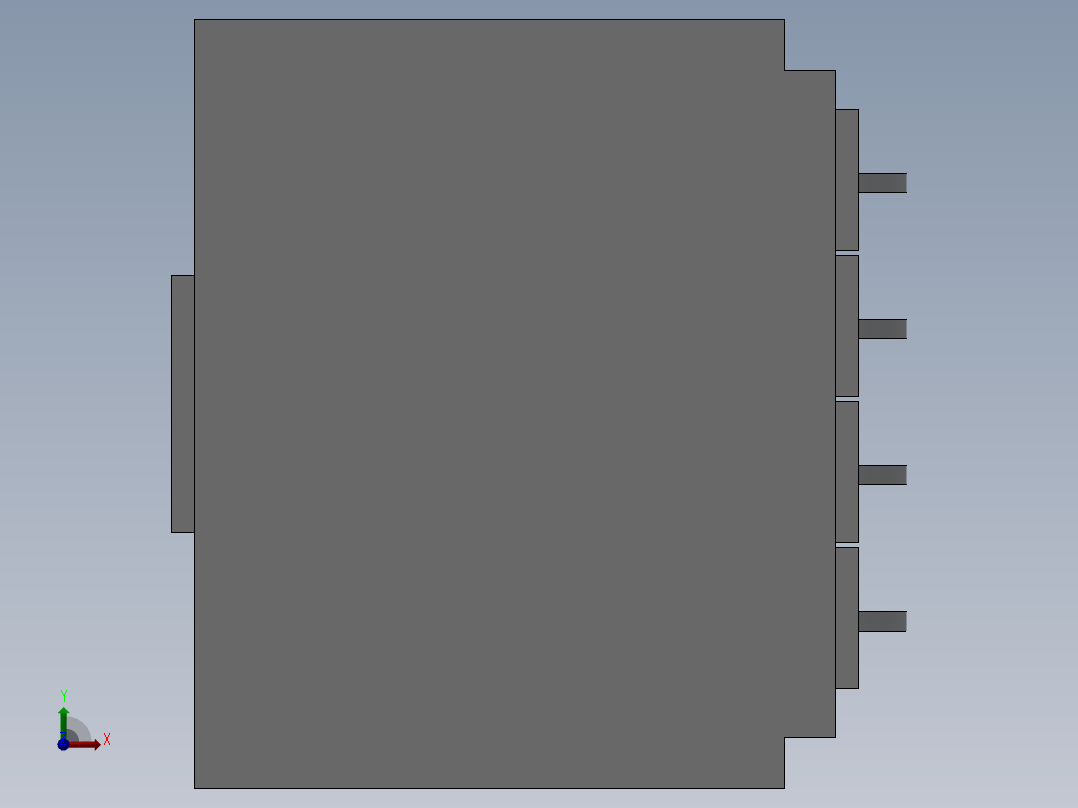 工作台workbench--10.snapshot.2--igs x_t stp前视图